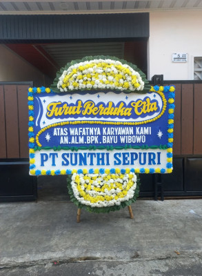 Papan Bunga Duka di Konawe Kepulauan