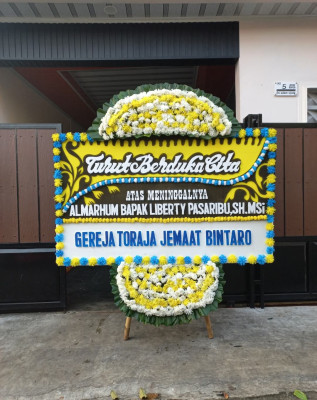 Papan Bunga Duka di Konawe Kepulauan